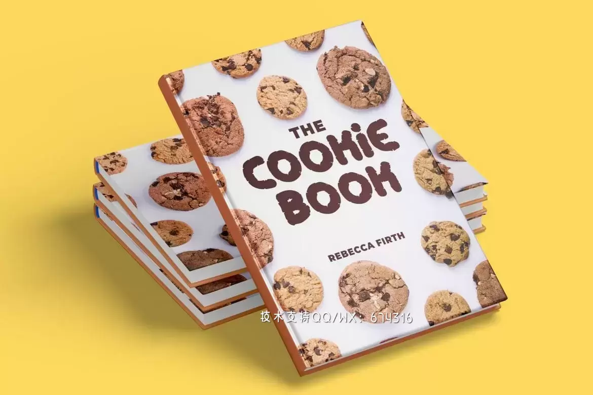 可爱清新古怪的饼干食品蛋糕店Crunchy Cookies英文字体插图2