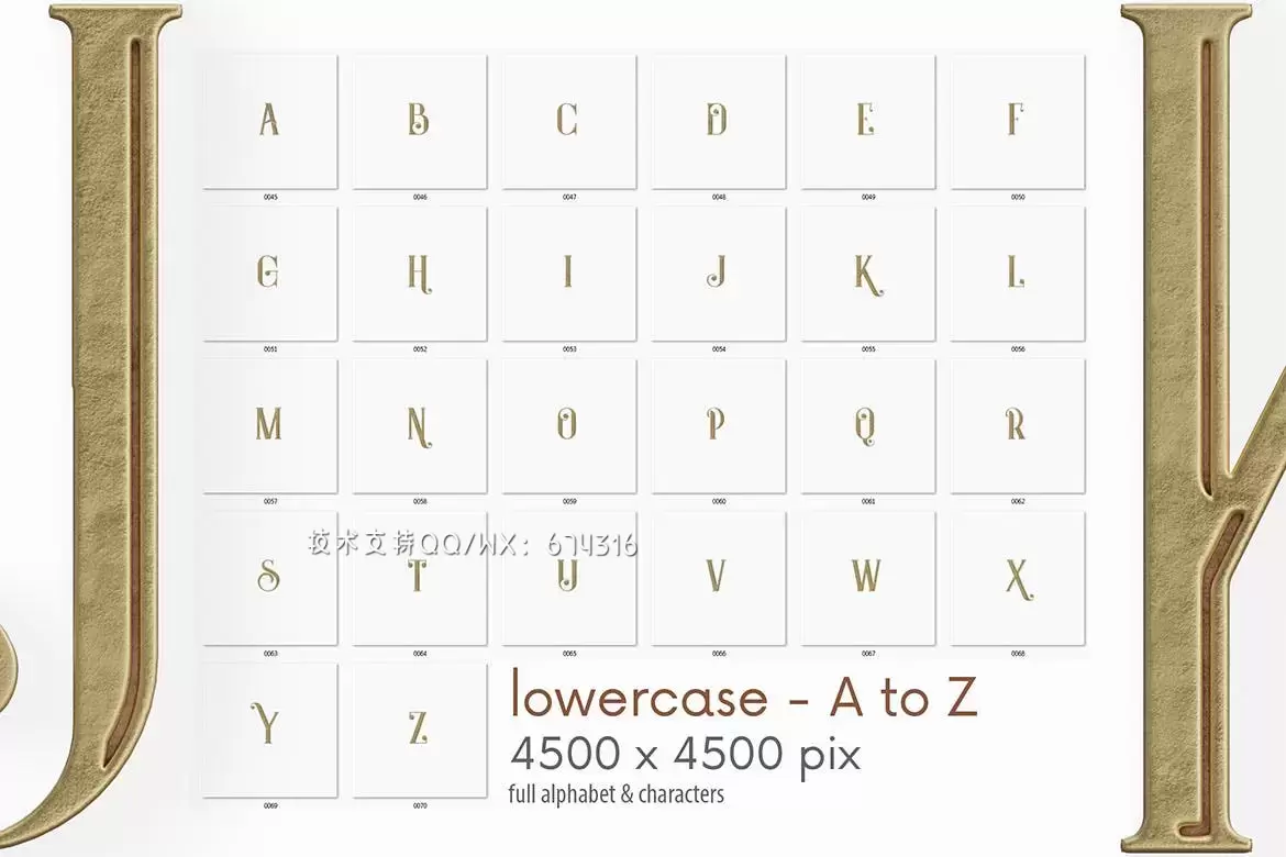 高端时尚轻奢房地产Artdeco风格欧式英文字体插图6