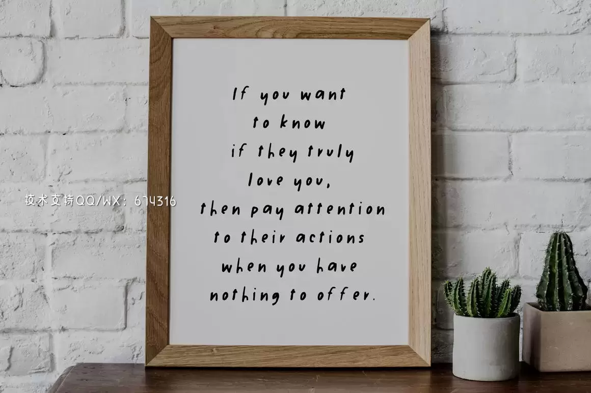 可爱的清新时尚简约手绘英文题字体-Real Love插图3