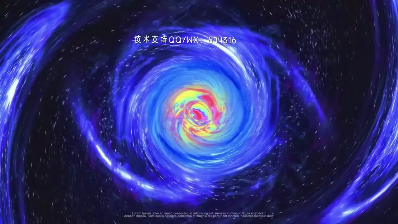 太空旅行LOGO标志显示AE模板视频下载(含音频)