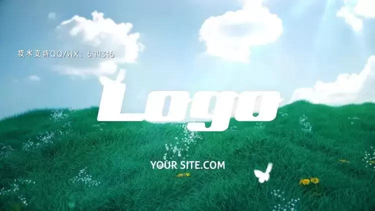 3D新颖LOGO标志动画展示ae模板视频下载(含音频)