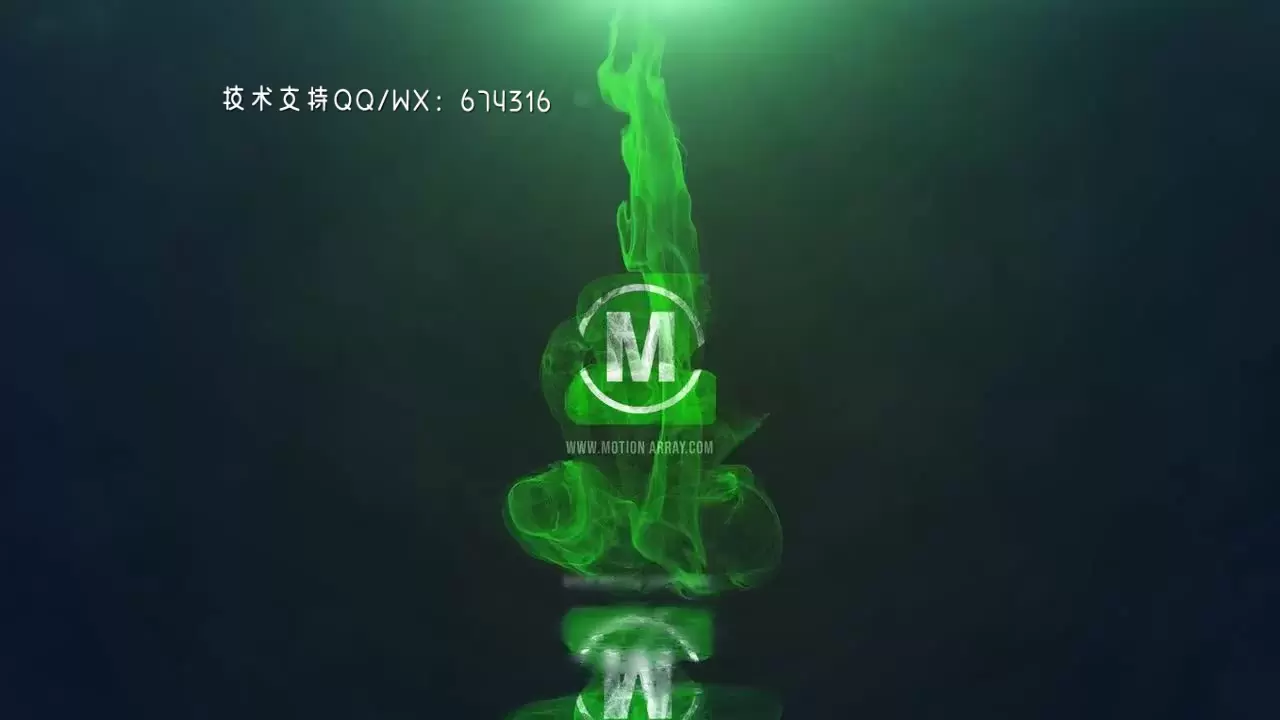 粒子墨水LOGO标志AE模板视频下载(含音频)