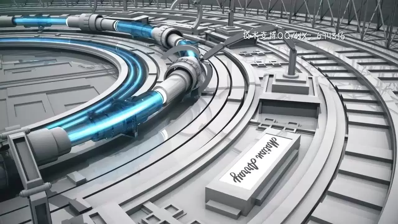 科技电力公司LOGO片头动画制作AE模板视频下载(含音频)插图