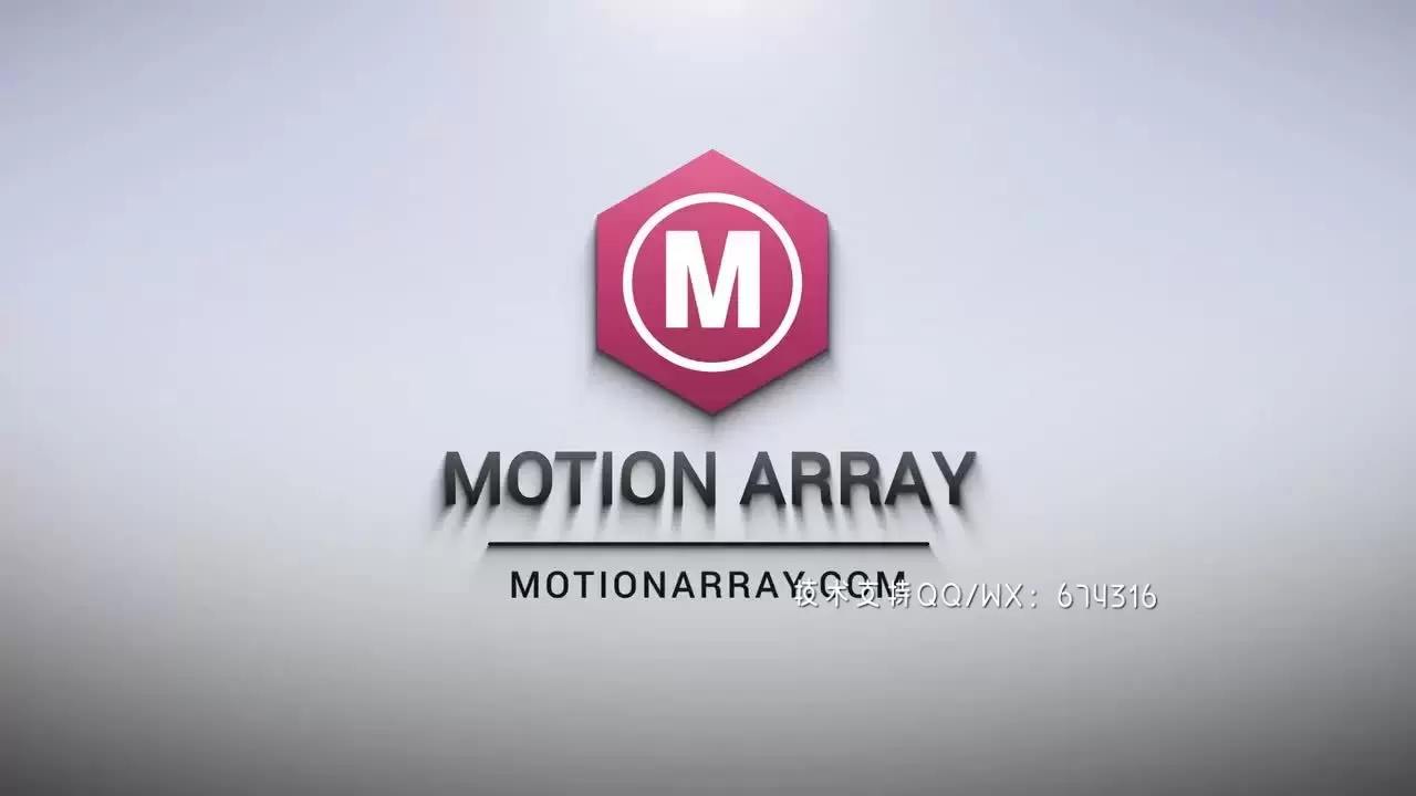 简单而醒目的阴影LOGO标志AE模板视频下载(含音频)