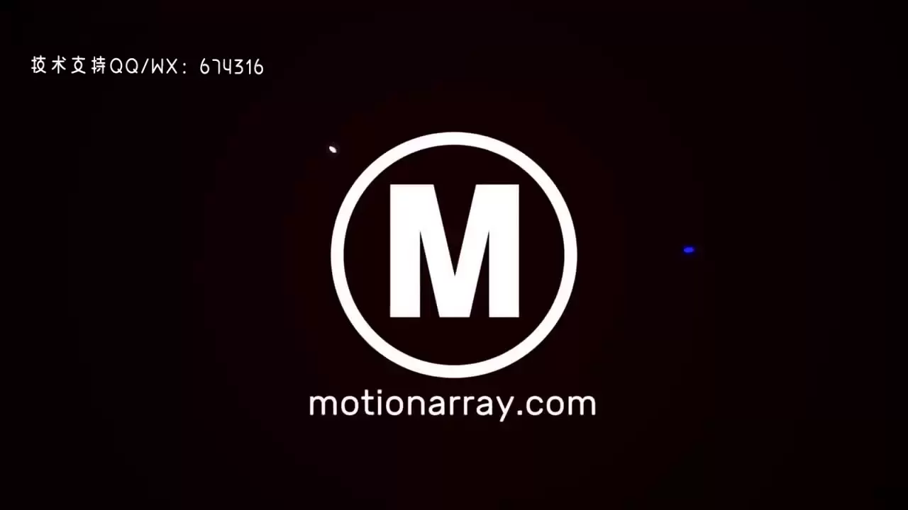 现代平面液体LOGO标志展示AE模板视频下载