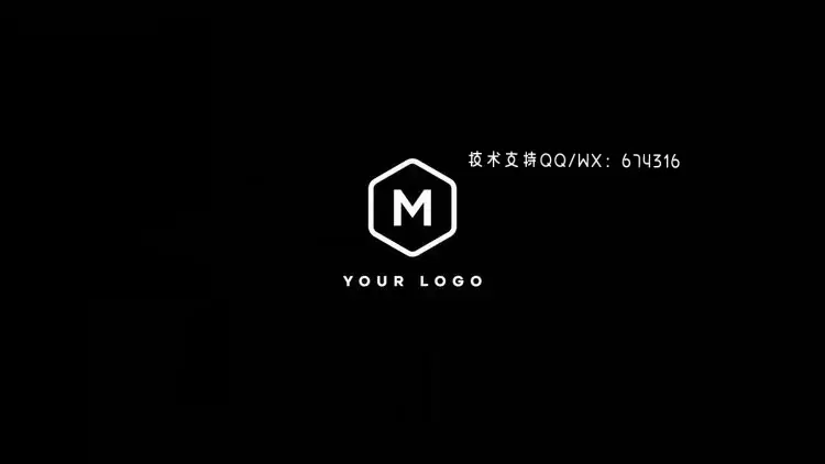 优雅明亮的LOGO标志简介AE模板视频下载