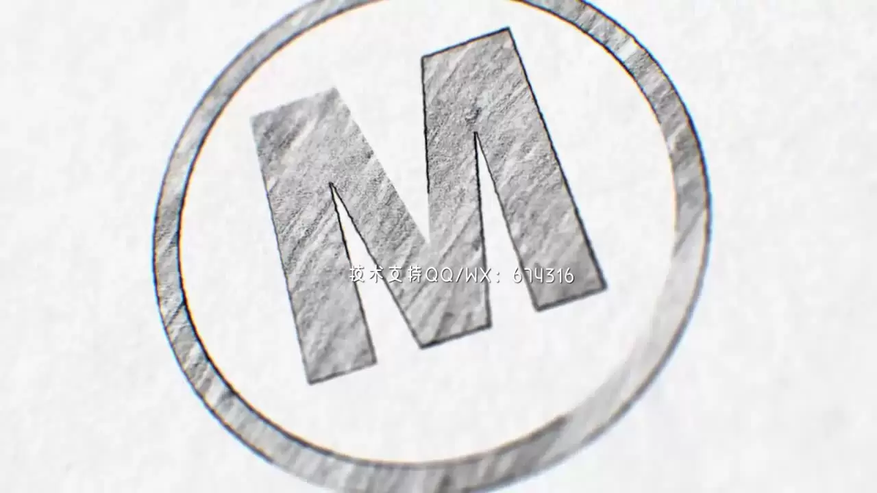 优雅简约的铅笔LOGO标志AE模板视频下载(含音频)插图 优雅简约的铅笔LOGO标志AE模板视频下载(含音频)插图