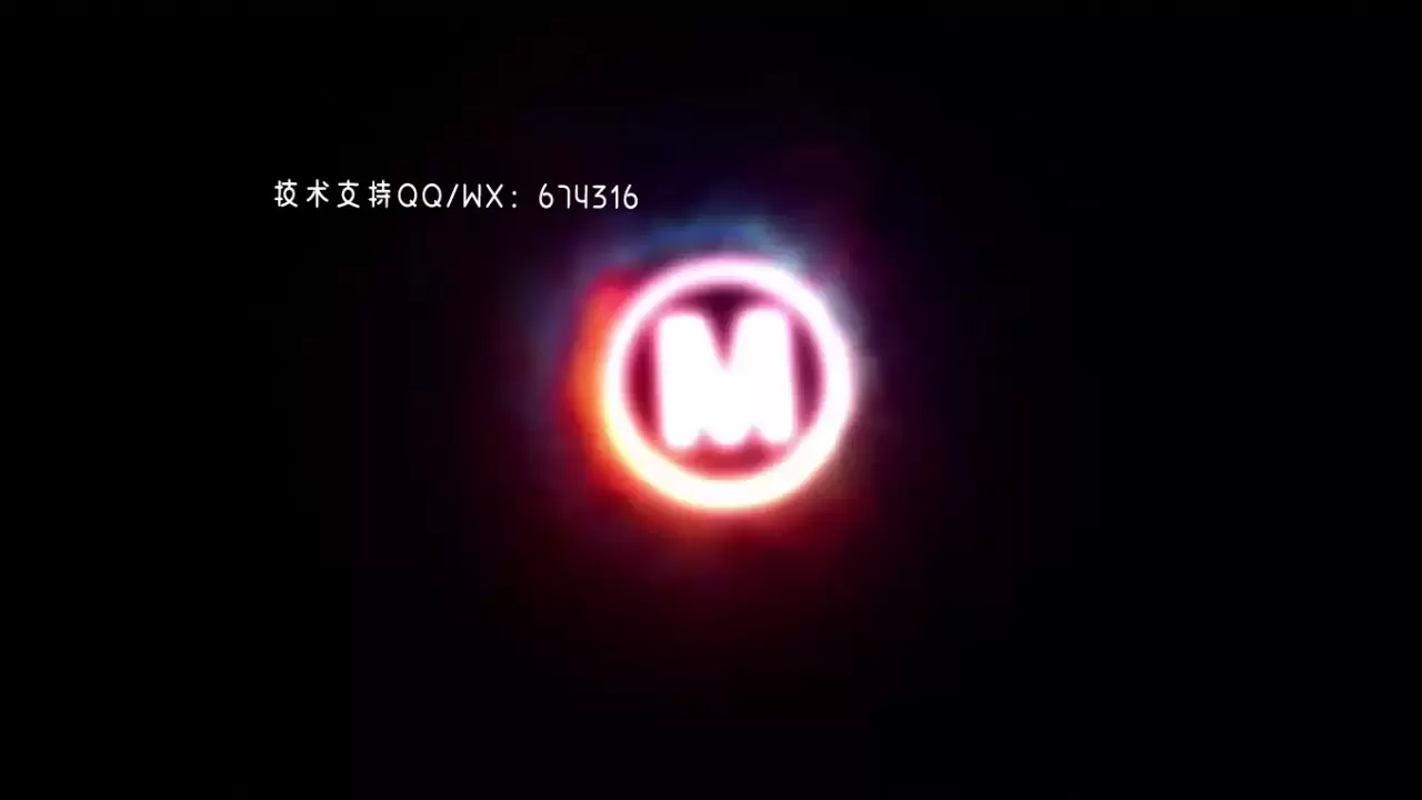 游戏或应用程序标识介绍AE模板视频下载(含音频)