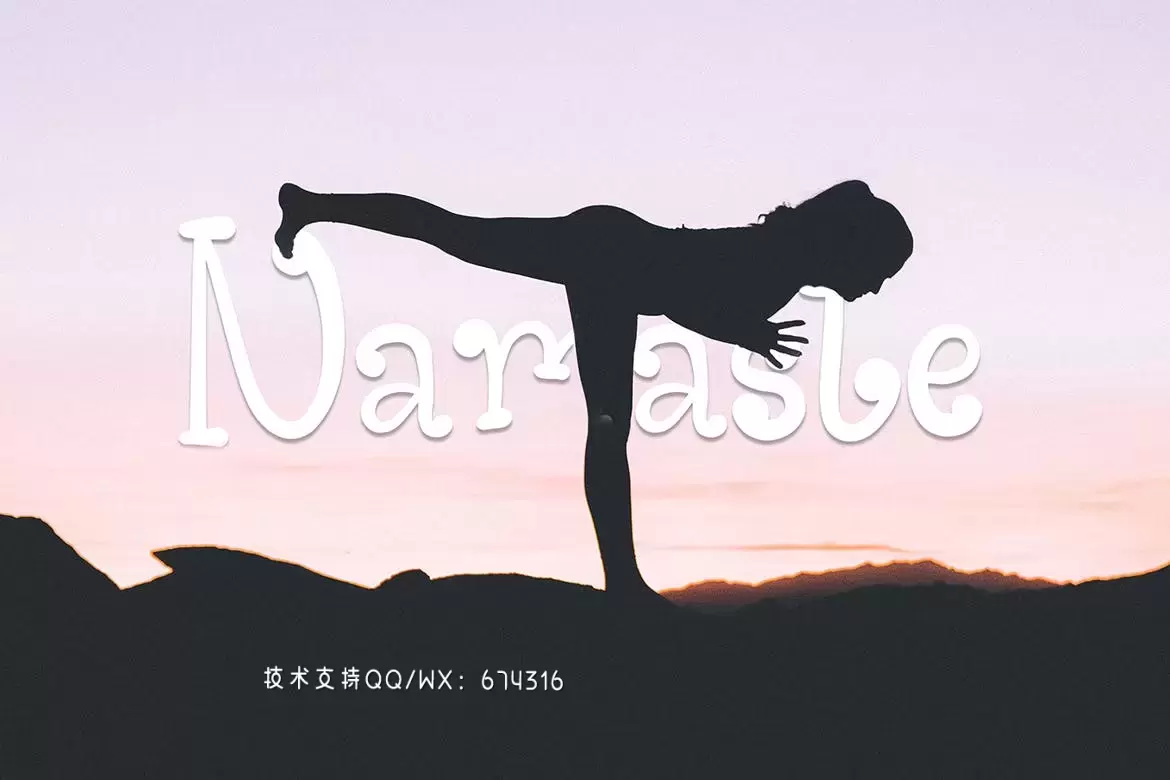 可爱时尚简约多用途的晚安睡眠闭眼睛Close Eyes英文字体插图5