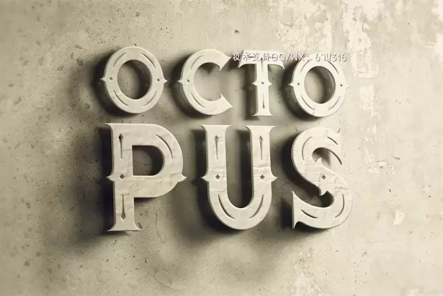 经典时尚字体 Octopus – 6 Vintage Style Fonts插图4