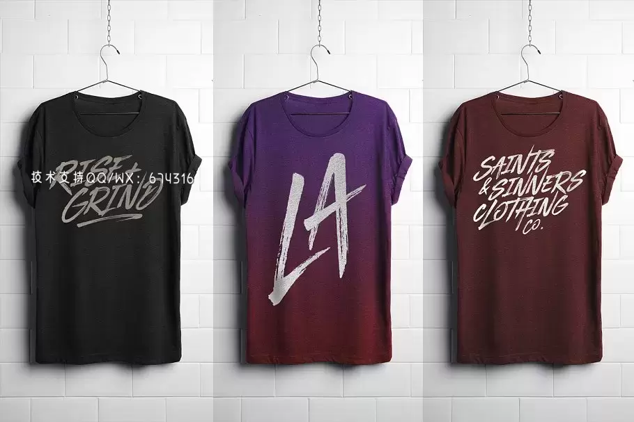 手写活力街头笔刷字体 BLACKHAWK Brush Font插图3