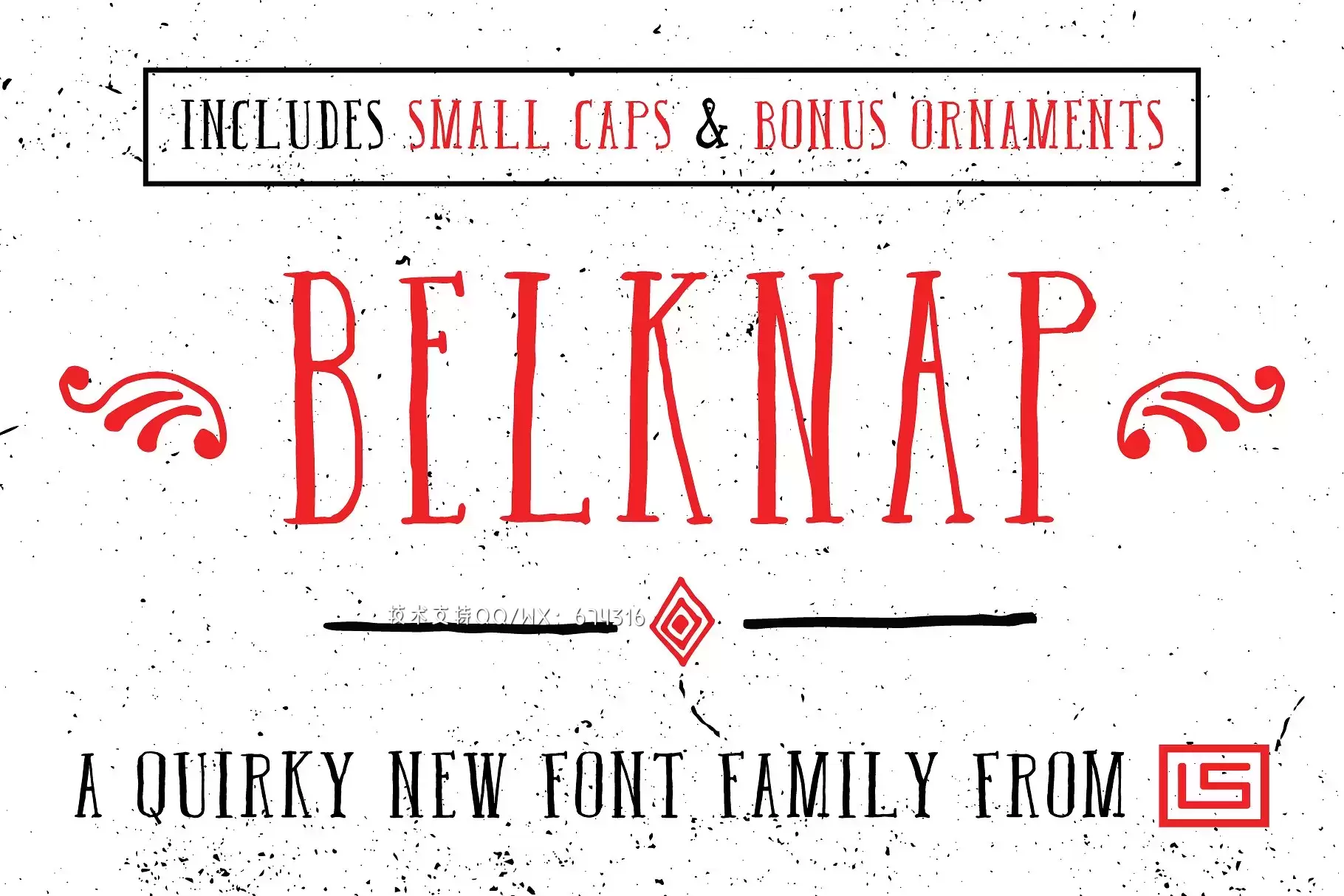 复古设计字体 Belknap Font Family免费下载