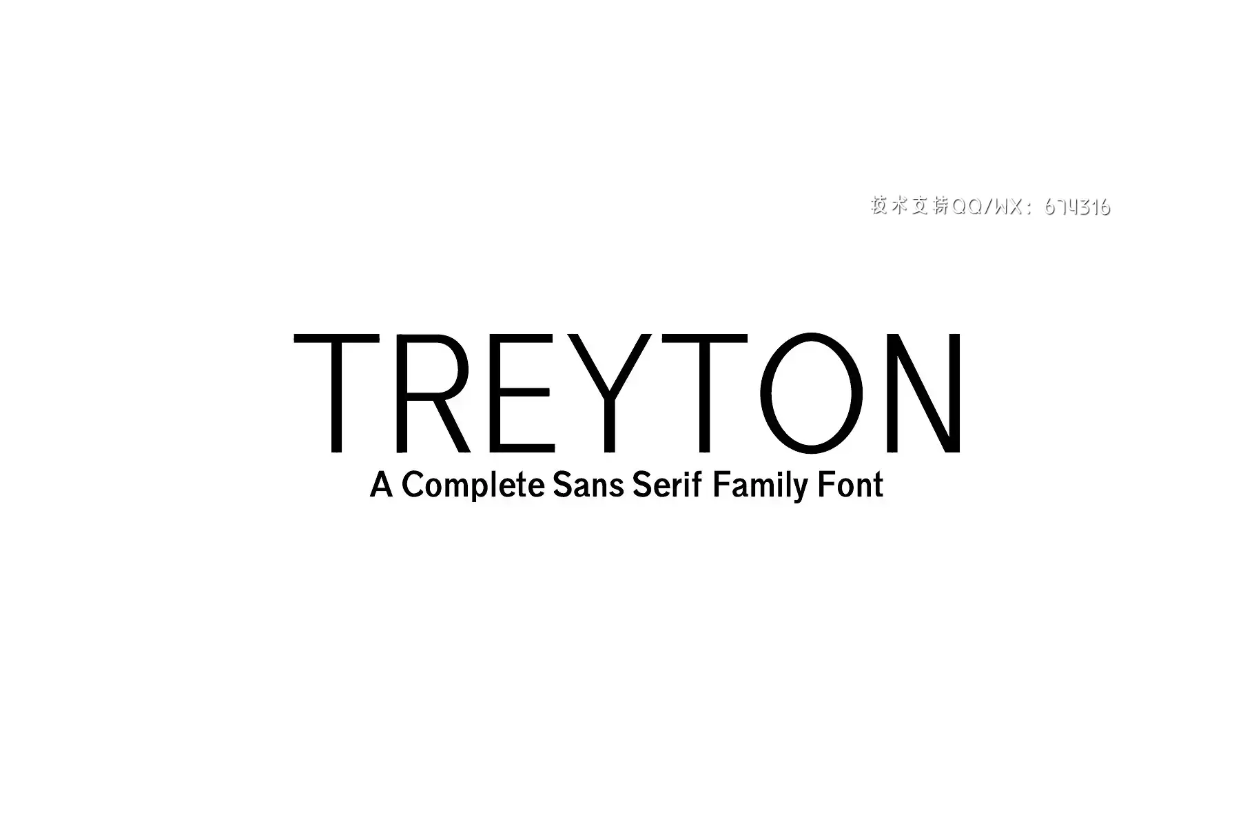 时尚设计字体 Treyton Sans Serif 7 Font Family插图