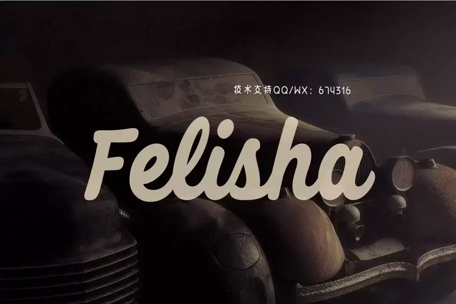时尚手写字体 Felisha Script免费下载