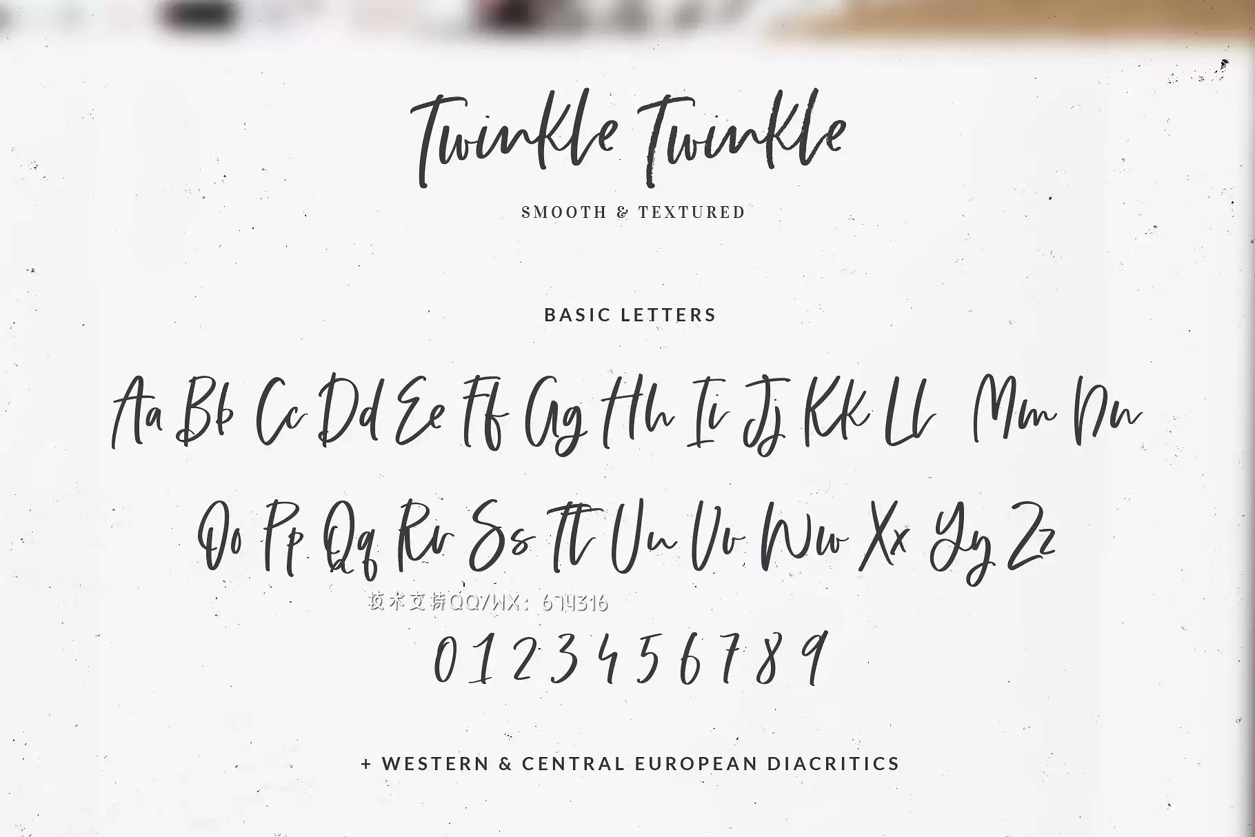 手绘笔刷字体 Twinkle Twinkle Handwritten Font插图7
