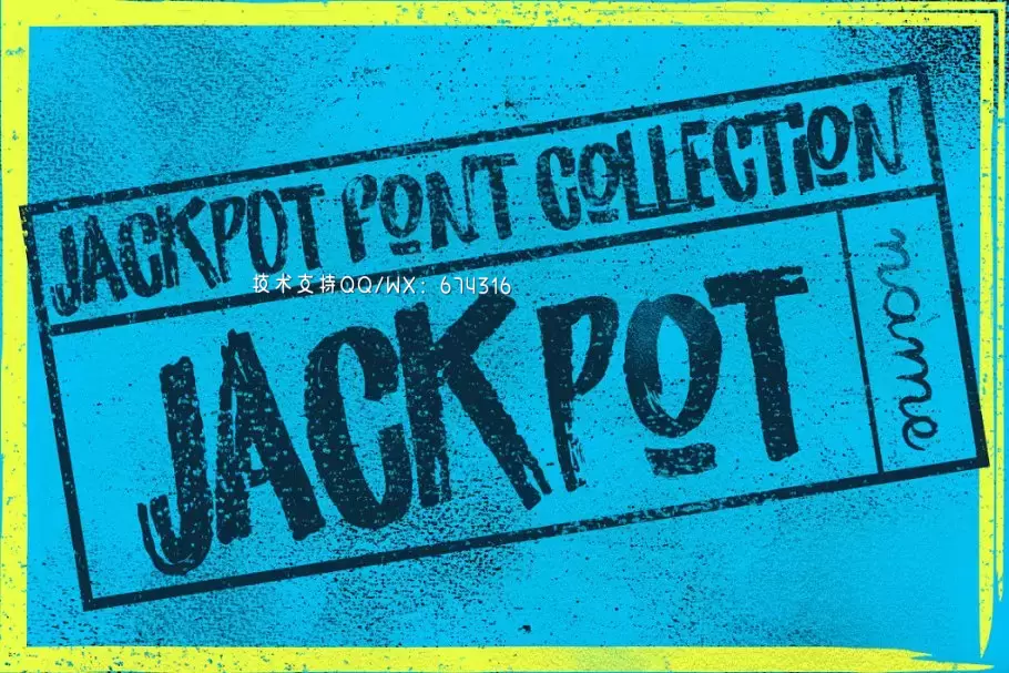 时尚手写字体 California Jackpot Font下载