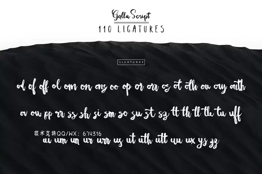 时尚大气手写字体 Galla Font Duo下载 时尚大气手写字体 Galla Font Duo下载
