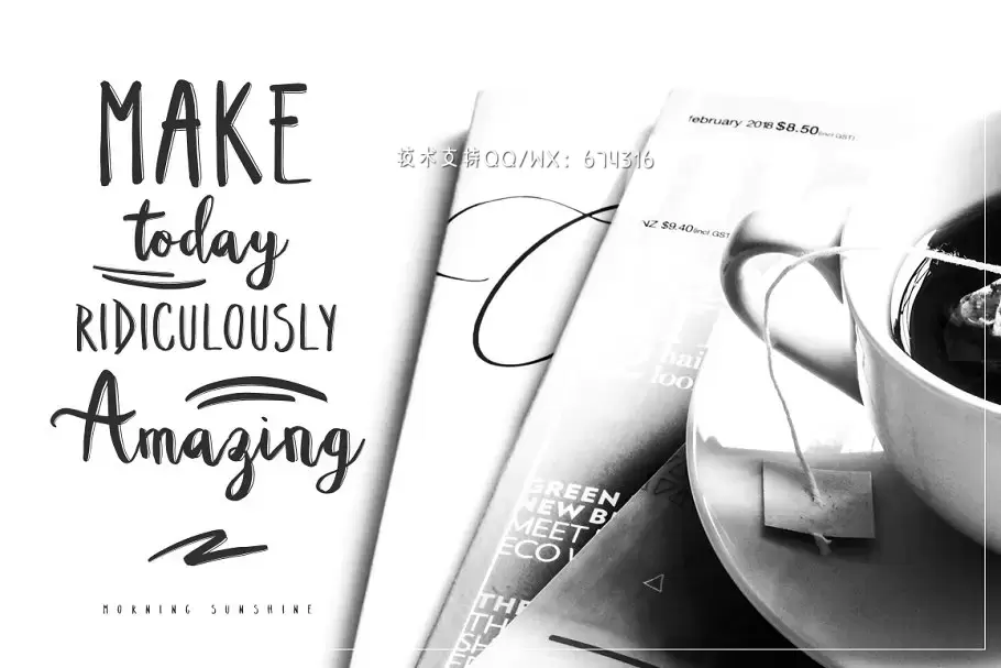 时尚大气手写字体 Galla Font Duo下载 时尚大气手写字体 Galla Font Duo下载