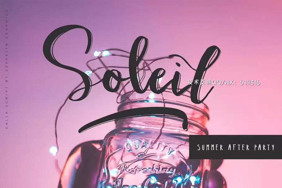 时尚大气手写字体 Galla Font Duo下载 时尚大气手写字体 Galla Font Duo下载