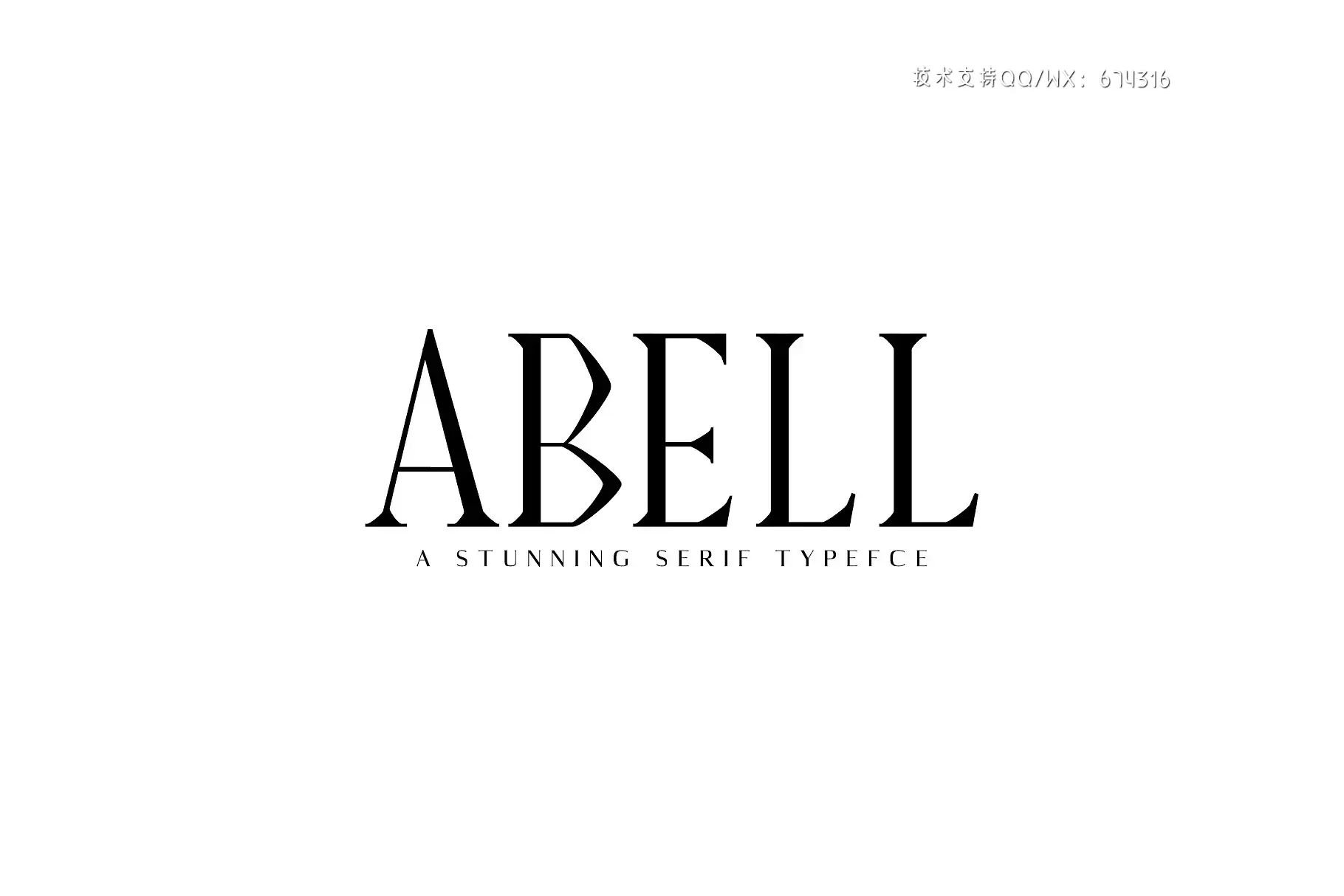 优雅设计字体 Abell Serif 6 Font Family Pack免费下载