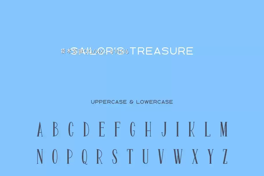 水手趣味设计字体 Sailor’s Treasure – Font Duo插图11