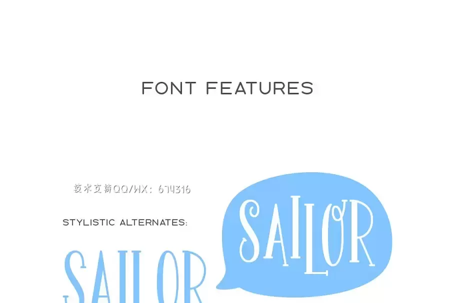 水手趣味设计字体 Sailor’s Treasure – Font Duo插图1