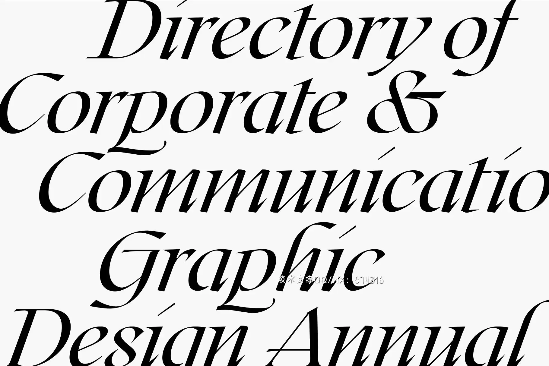 个性设计字体 Roxborough CF: calligraphic serif插图1