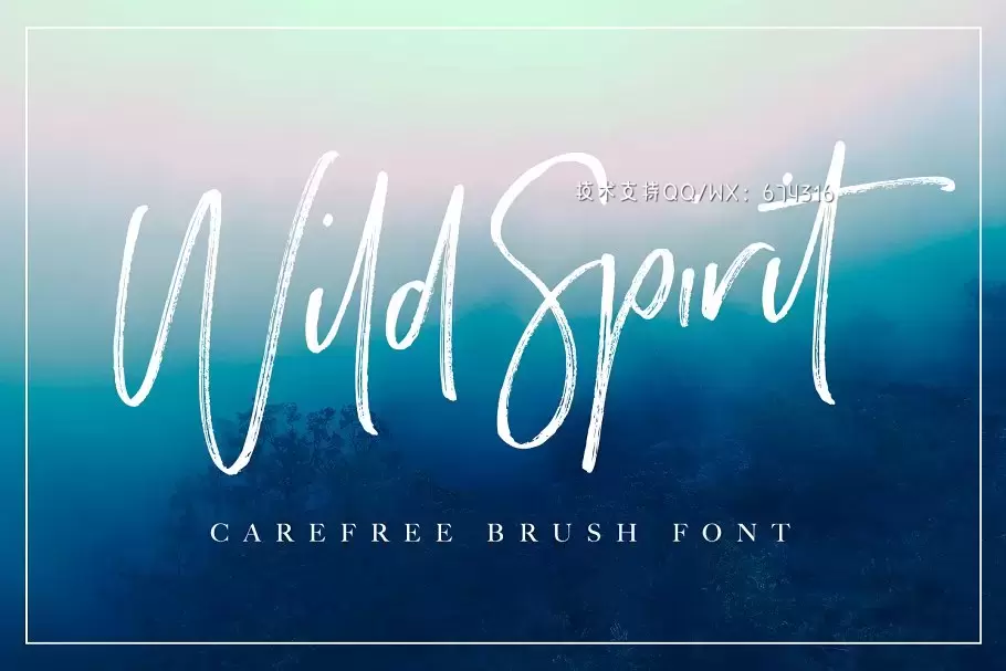 粗犷个性字体 Wild Spirit Font