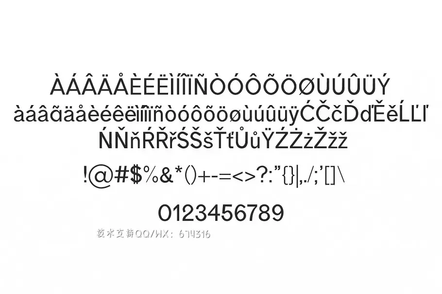 时尚无衬线字体 Aariel Sans Serif 7 Font Family Pack插图3