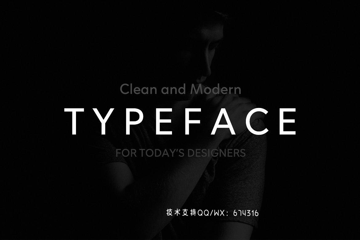 简单时尚的字体 ACCESS – Modern Typeface + Web Fonts插图2