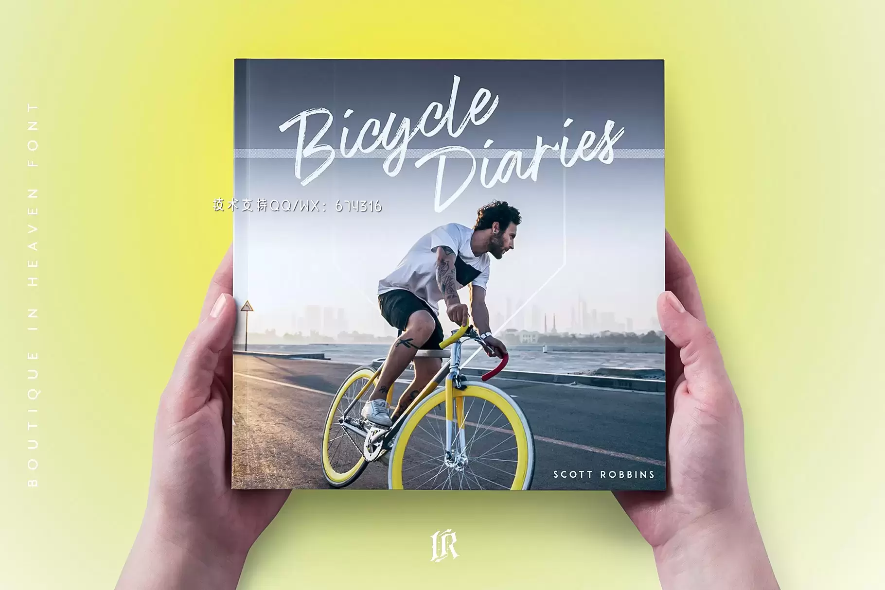 手写个性字体 Boutique in Heaven Font插图2