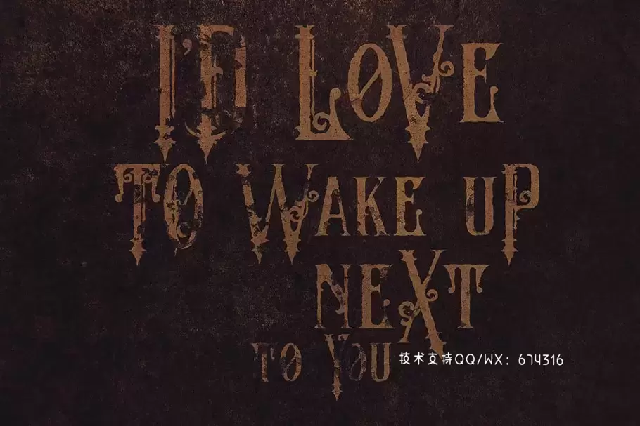 复古小说字体 The Crow – 8 Vintage Style Fonts插图4