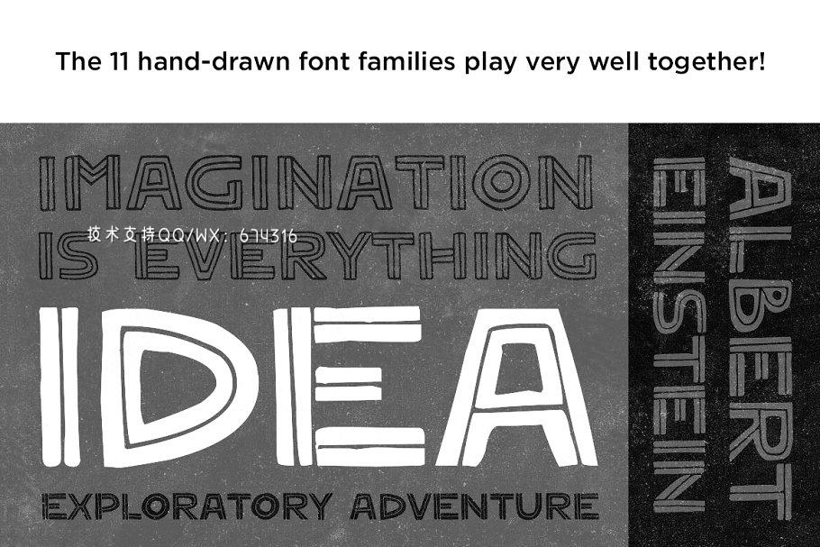 复古个性设计字体 Lamson 33 Font Bundle (68% Off)插图2