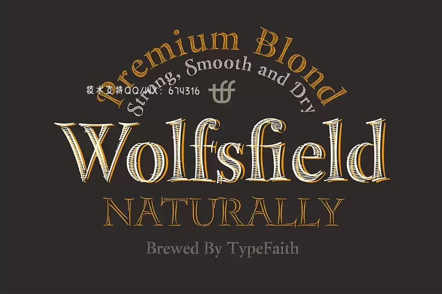 复古黑板报字体 Bakersville插图5