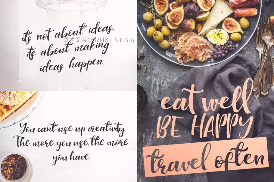 粗狂手写字体 Highline Font插图6