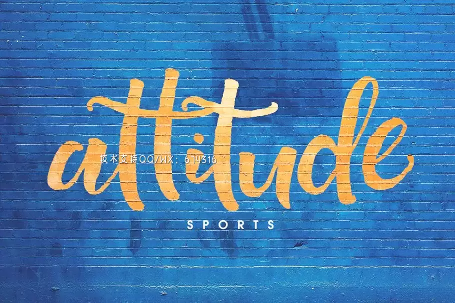 粗狂手写字体 Highline Font插图7