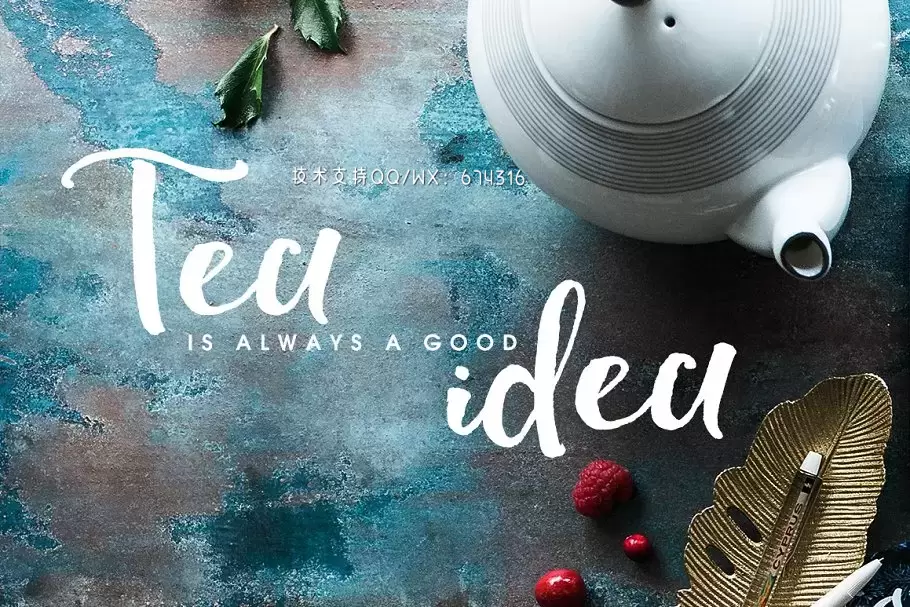 粗狂手写字体 Highline Font插图9