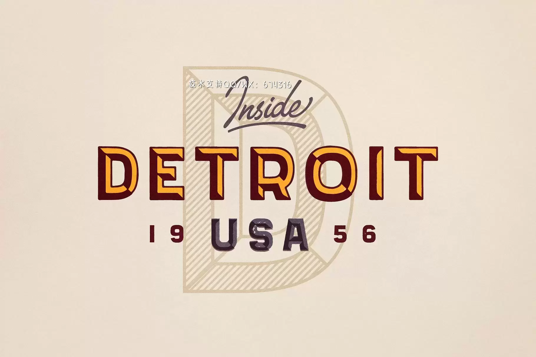 复古厚实设计字体 Sandwich • -50% • Bevelled 3D Type插图9