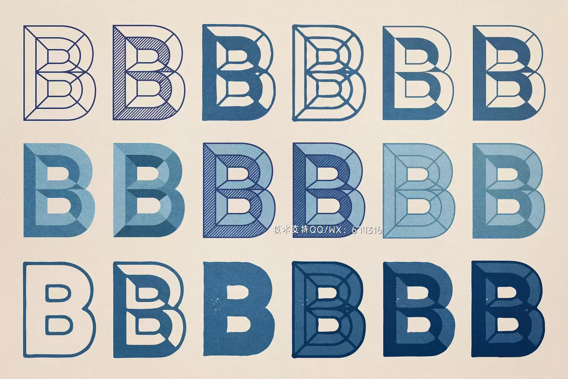 复古厚实设计字体 Sandwich • -50% • Bevelled 3D Type插图1