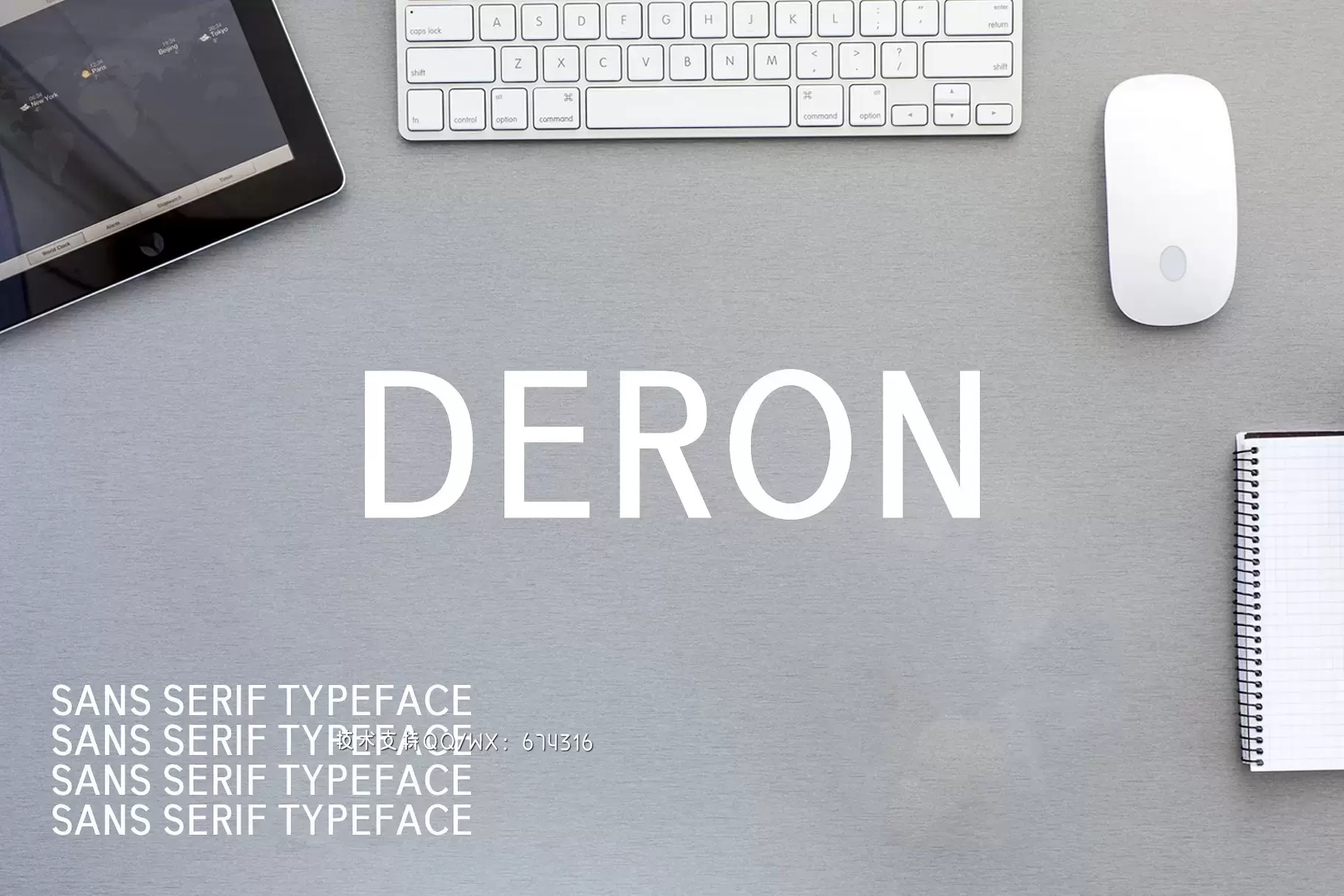简单时尚设计字体 Deron Sans Serif 10 Font Family Pack免费下载