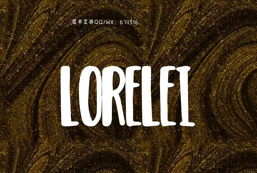 趣味设计字体 Lorelei插图1