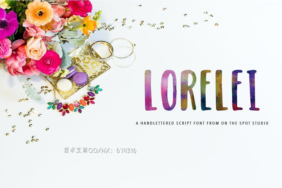 趣味设计字体 Lorelei免费下载