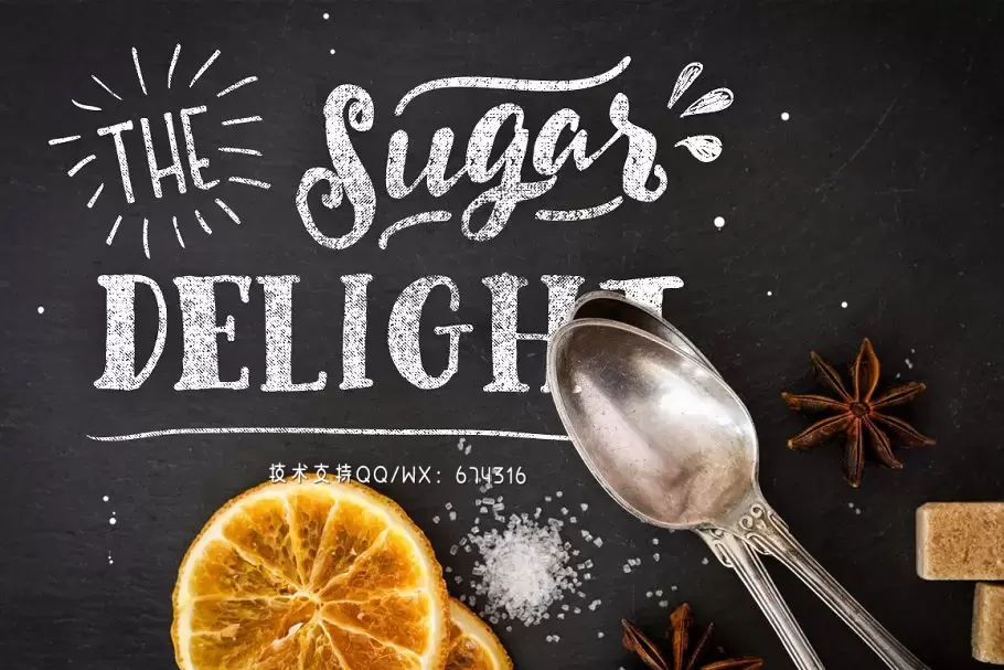 手写设计字体 Delight Font Pack & Extra插图3