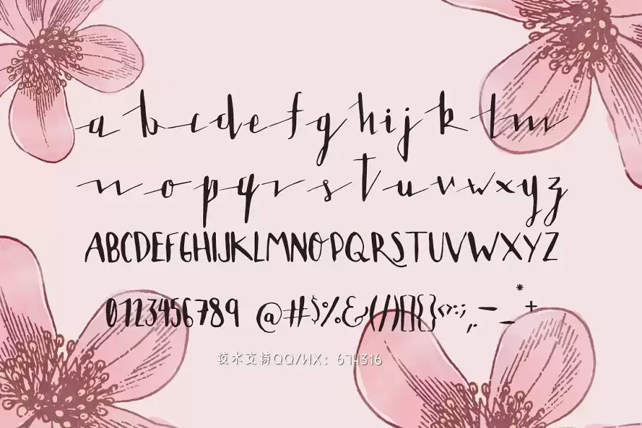 可爱的手写字体 Love Letter Font插图1