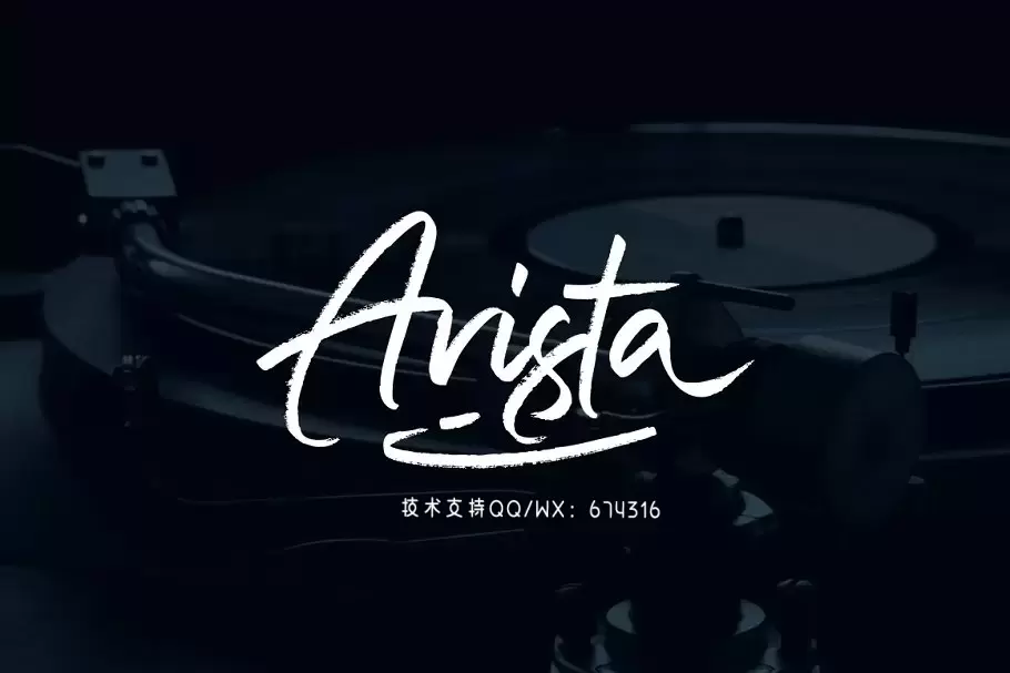 时尚手写字体 Harista Script插图5