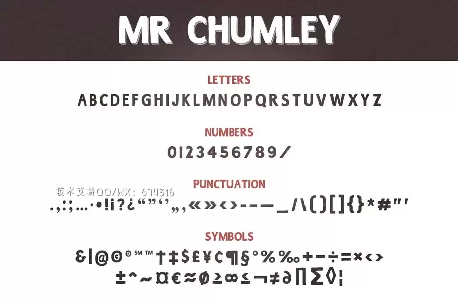 复古怀旧字体 Mr Chumley handmade display typeface插图4