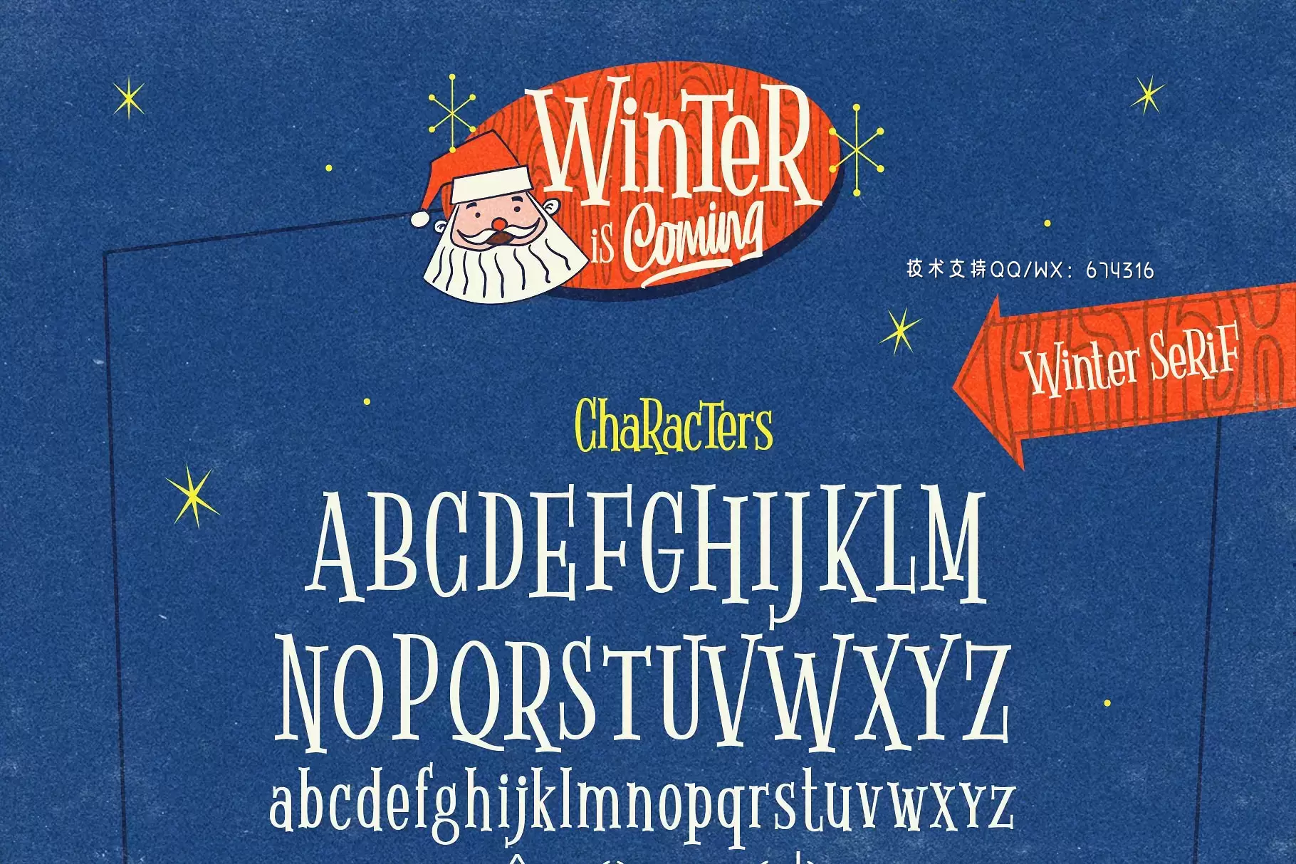 复古设计字体 Winter Is Coming Font Family插图1