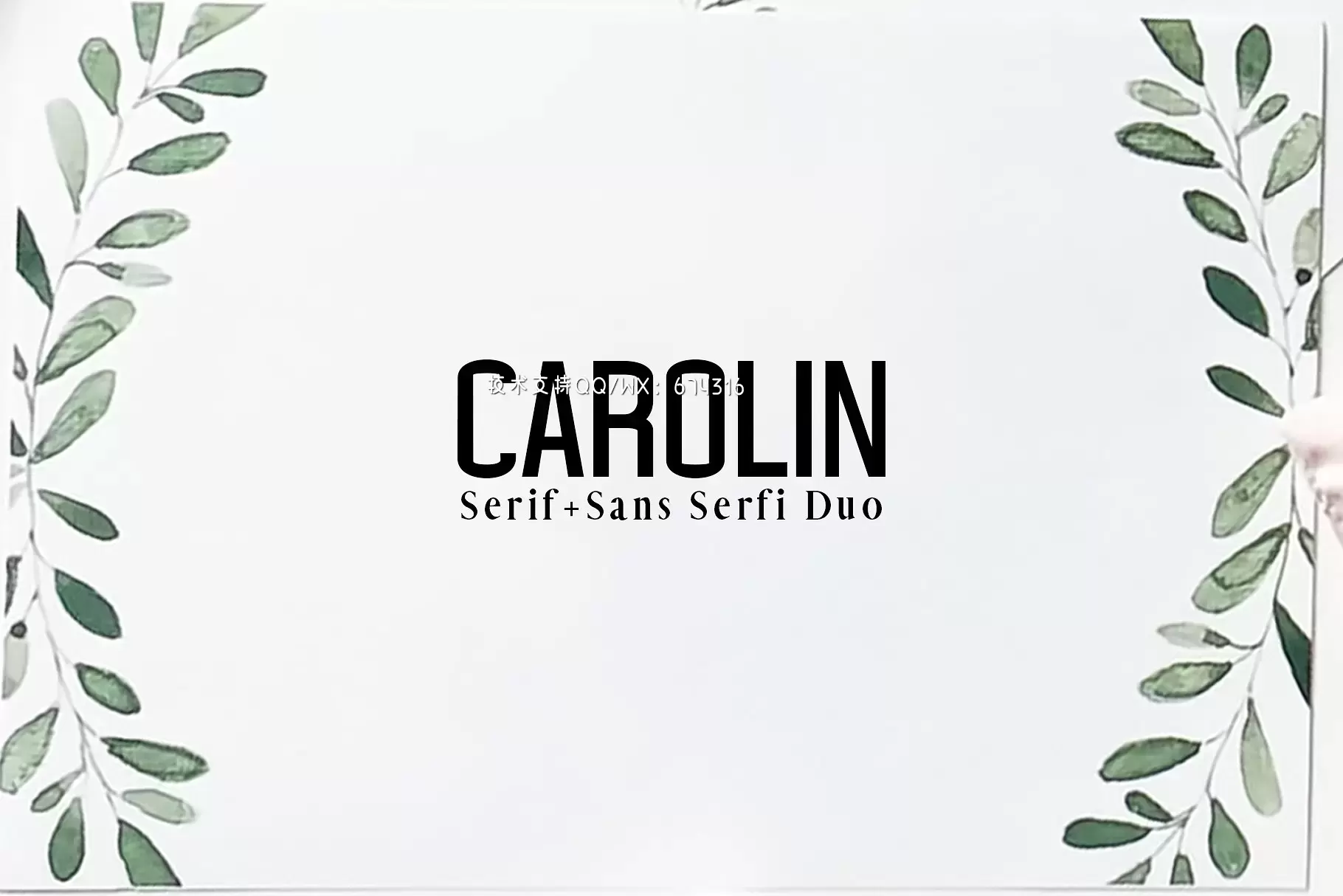 广告设计字体 Carolin Duo 5 Font Family Pack免费下载