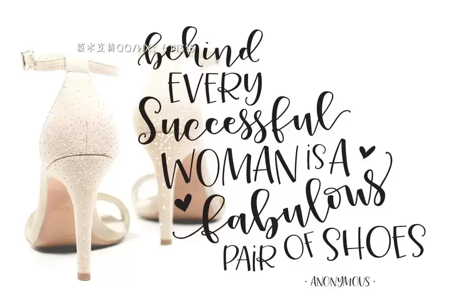 手写个性字体 Peony Blooms Font Duo插图7