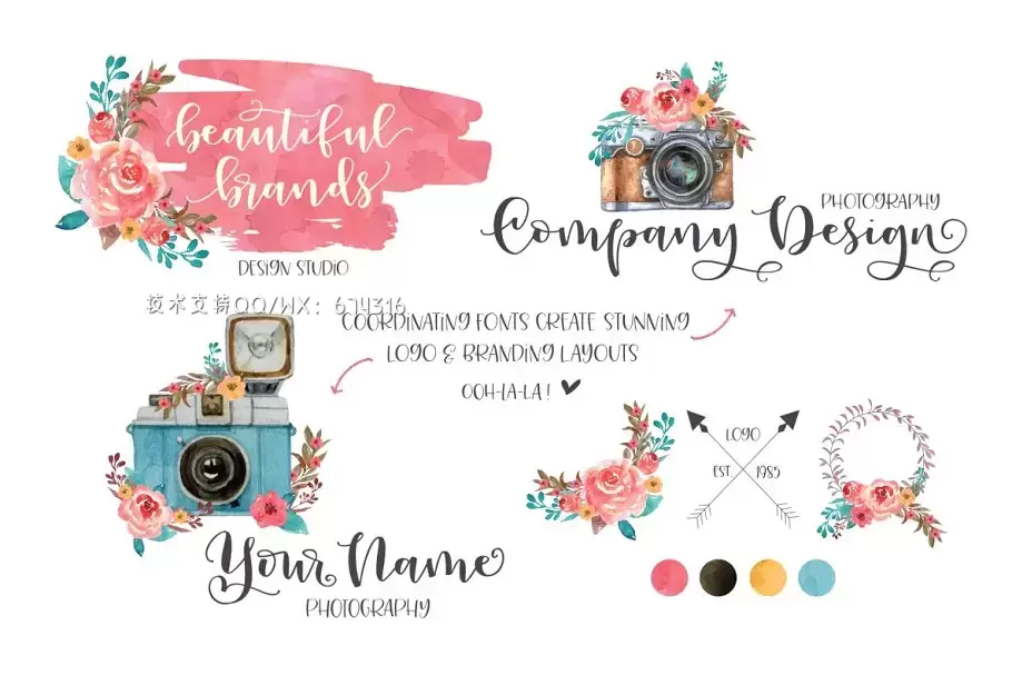 手写个性字体 Peony Blooms Font Duo插图11